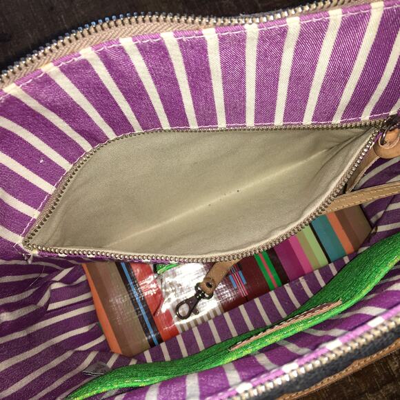 Consuela Si No Hobo Crossbody Tote Rare Discontinued Shoulder Bag Quilted - Picture 12 of 15